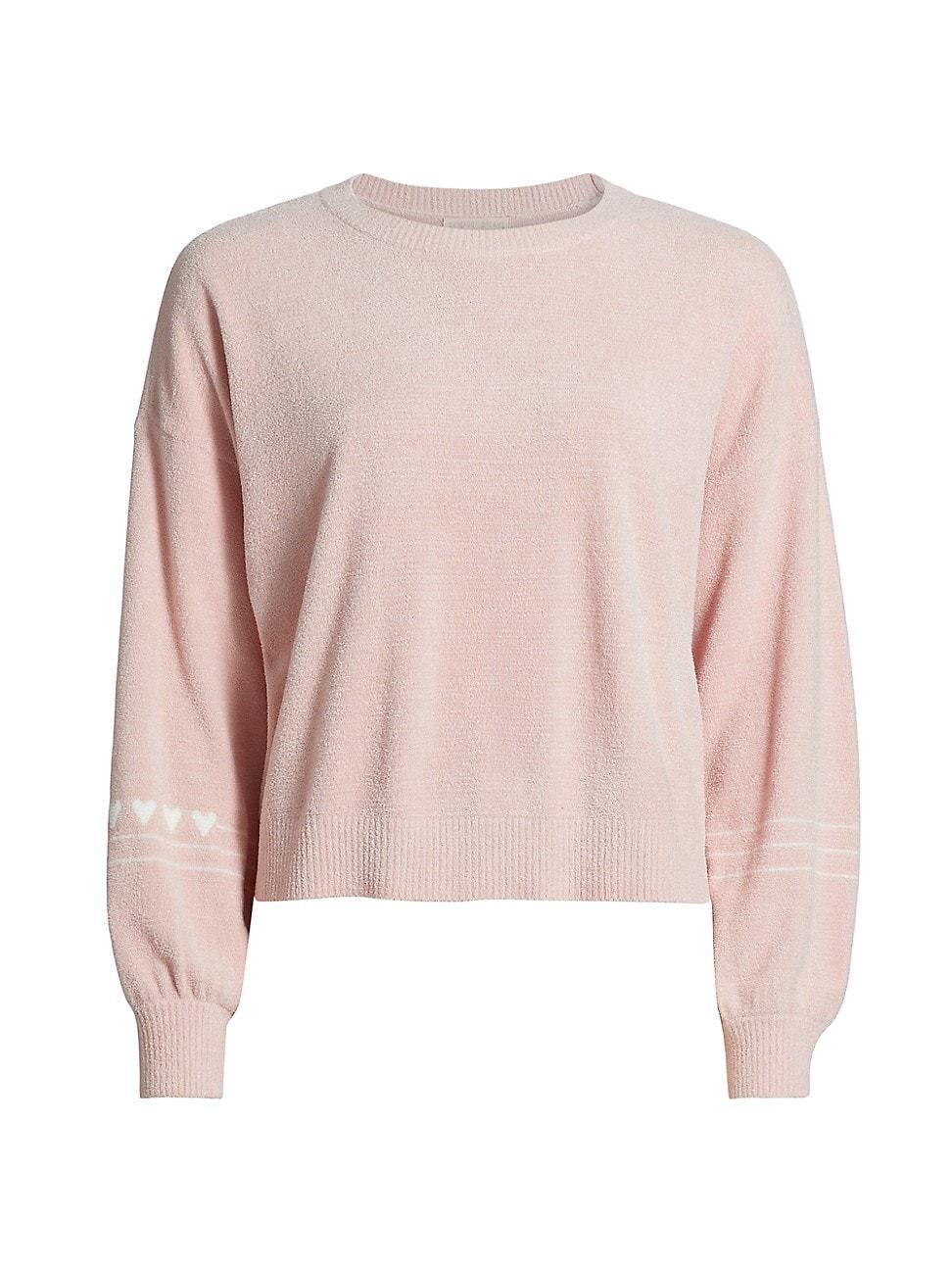 Womens Heartbeat Striped Intarsia Sweater Product Image