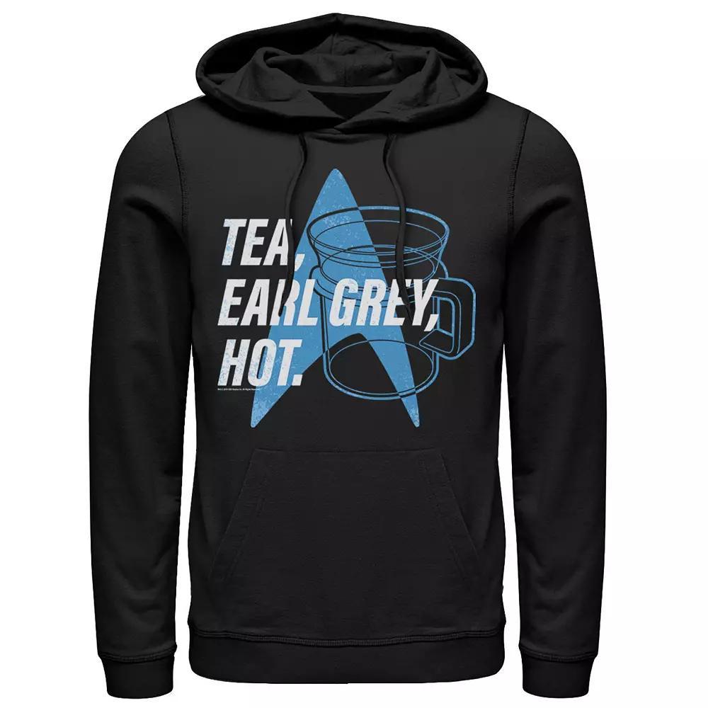 Men's NASA Space Shuttle Blast Off Text Over Lay Hoodie, Size: Medium, Black Product Image