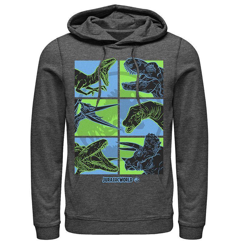 Men's We Bare Bears Character Panels Hoodie, Size: Large, Blue Product Image