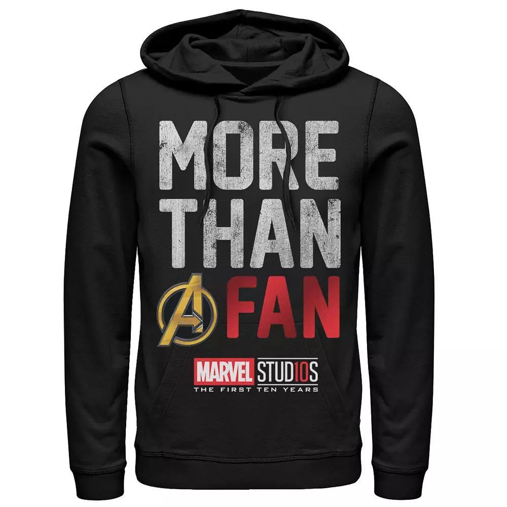 Men's Marvel Studios More Than A Fan Hoodie, Size: XXL, Black Product Image
