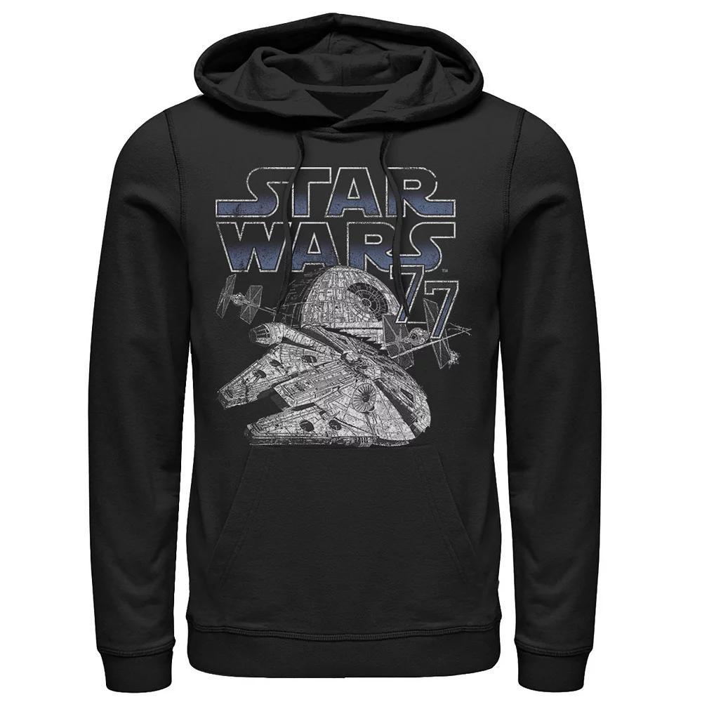 Men's Star Trek Original Series Galileo Manual Hoodie, Size: 3XL, Blue Product Image