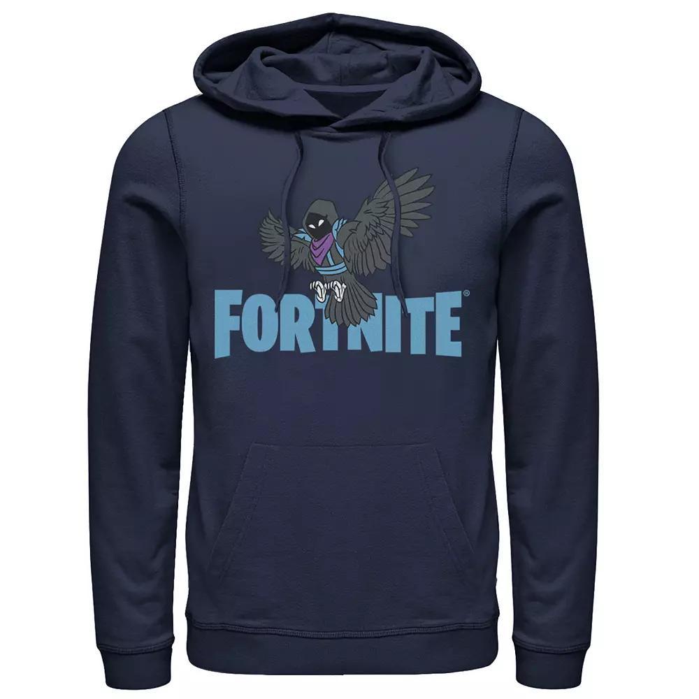 Men's Fortnite Raven Logo Hoodie, Size: Large, Blue Product Image
