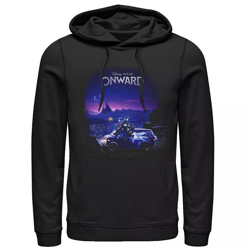 Disney / Pixar's Onward Men's Poster Fade Hoodie, Size: XL, Black Product Image
