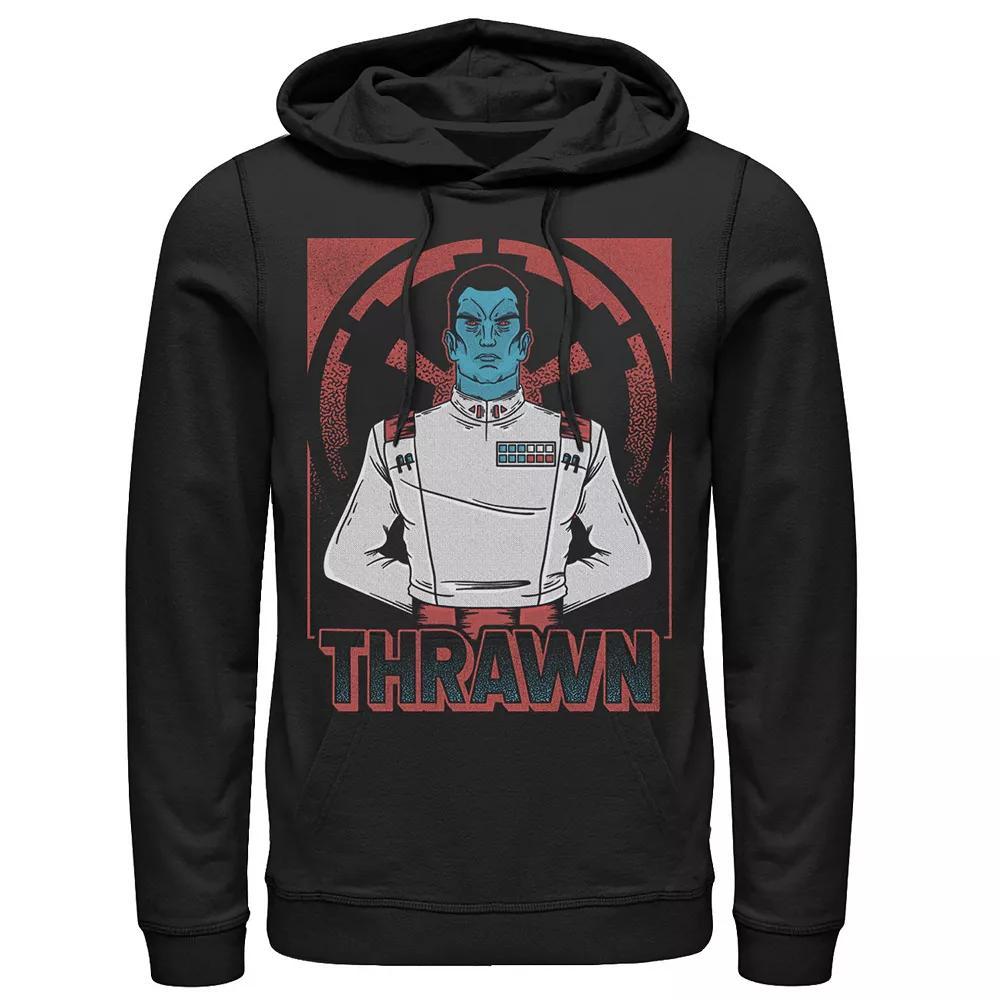 Men's Star Wars Grand Admiral Thrawn Poster Hoodie, Size: XL, Black Product Image