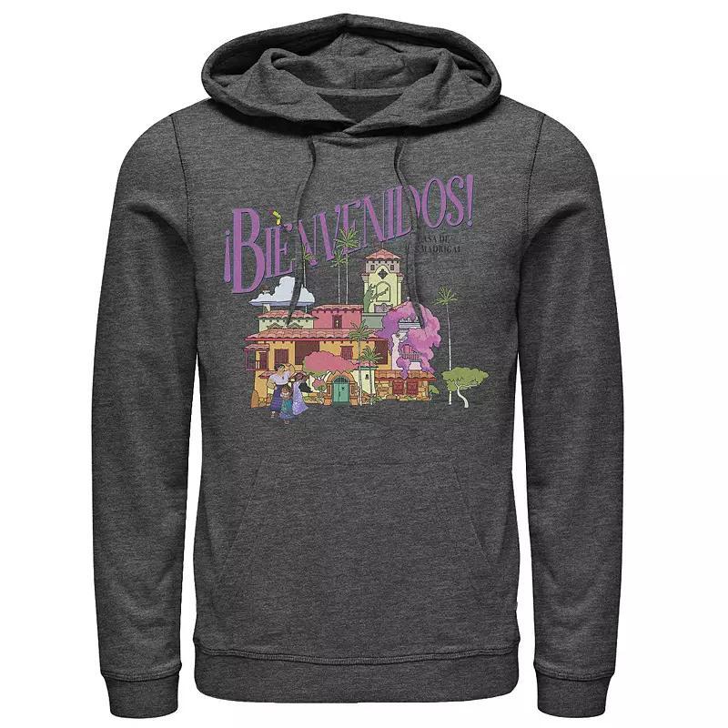 Disney's Encanto Men's Welcome Card Portrait Hoodie, Size: XL, Grey Heather Product Image