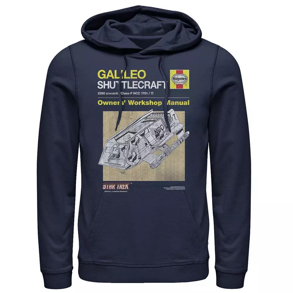 Men's Star Trek Original Series Galileo Manual Hoodie, Size: 3XL, Blue Product Image