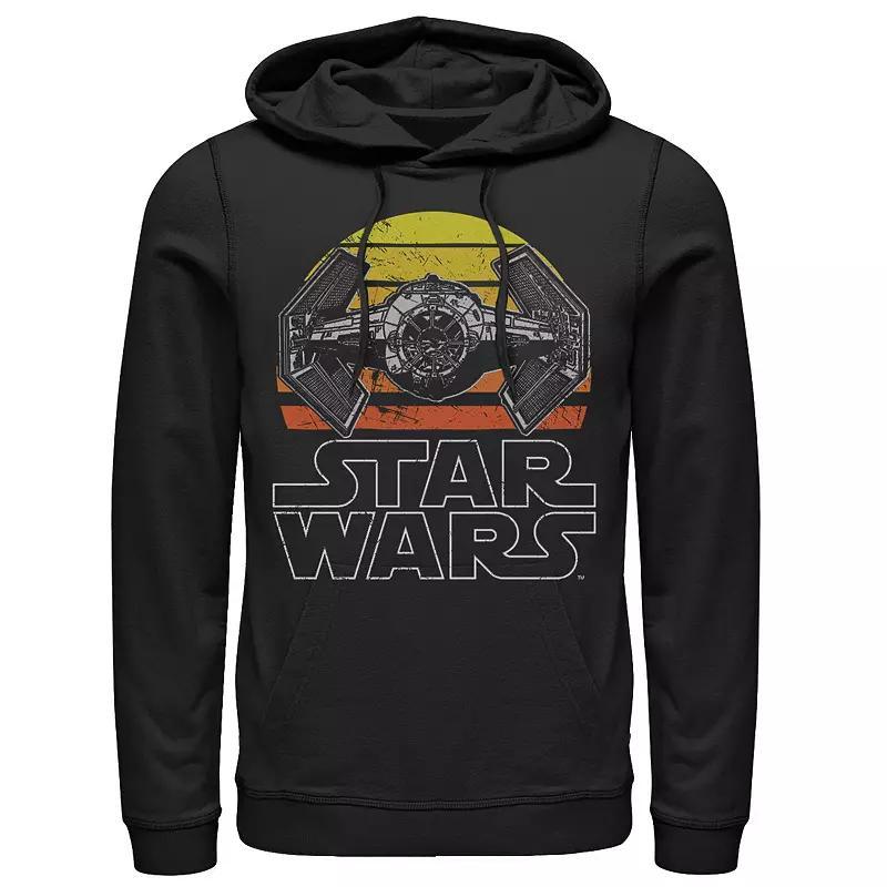 Mens Star Wars Bantha Retro Vintage Striped Graphic Hoodie Product Image