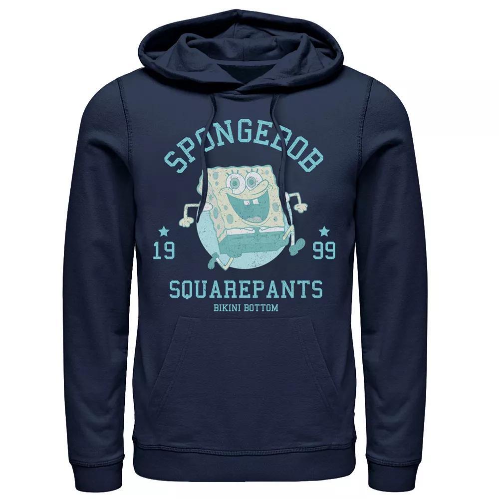 Men's Nickelodeon SpongeBob SquarePants Retro Bikini Bottom Hoodie, Size: Medium, Grey Heather Product Image