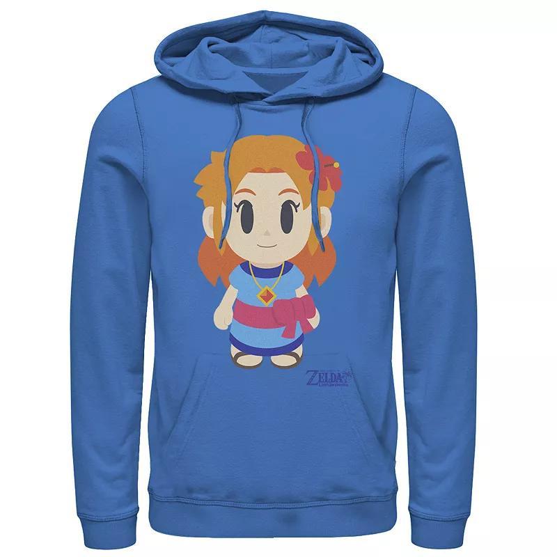 Men's Nintendo Legend Of Zelda Links Awakening Marin Chibi Style Graphic Hoodie, Size: XXL, Royal Product Image