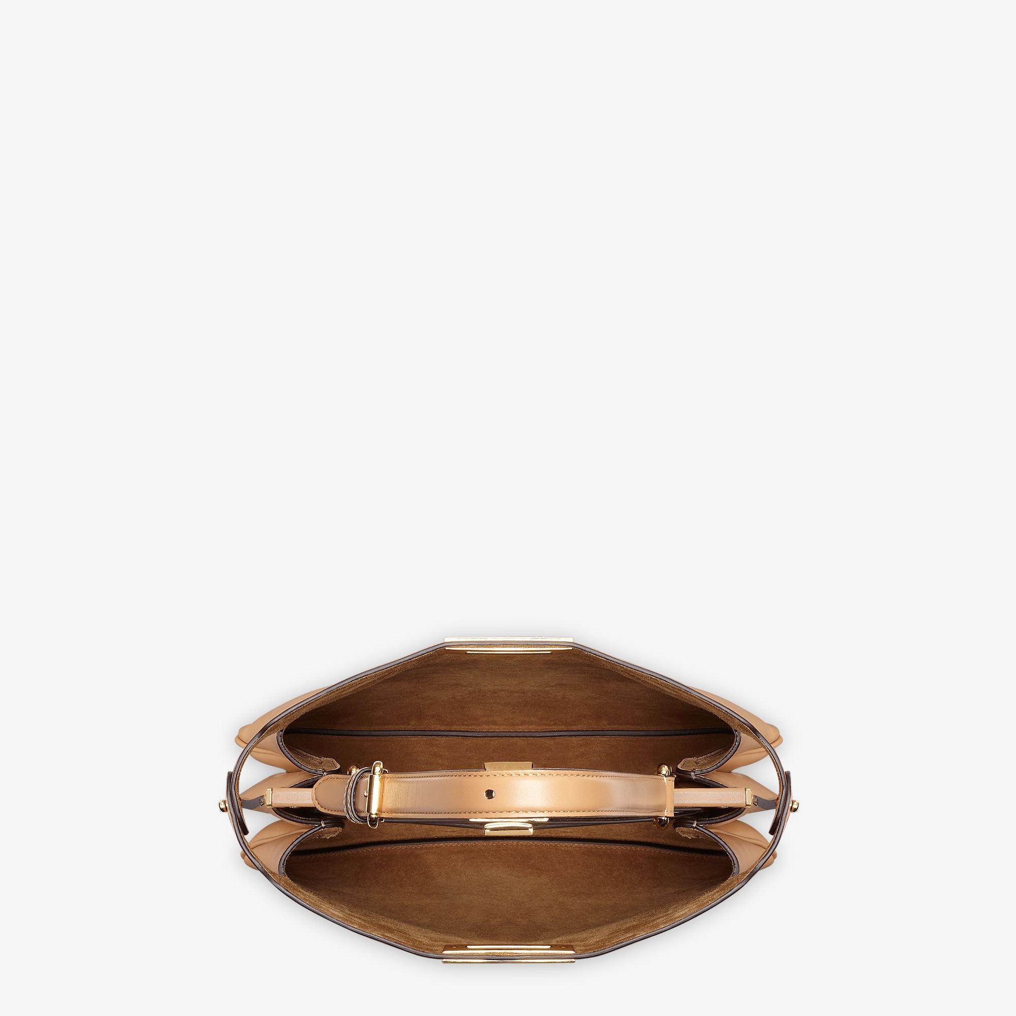 Peekaboo Soft MediumCappuccino-colored leather bag Product Image