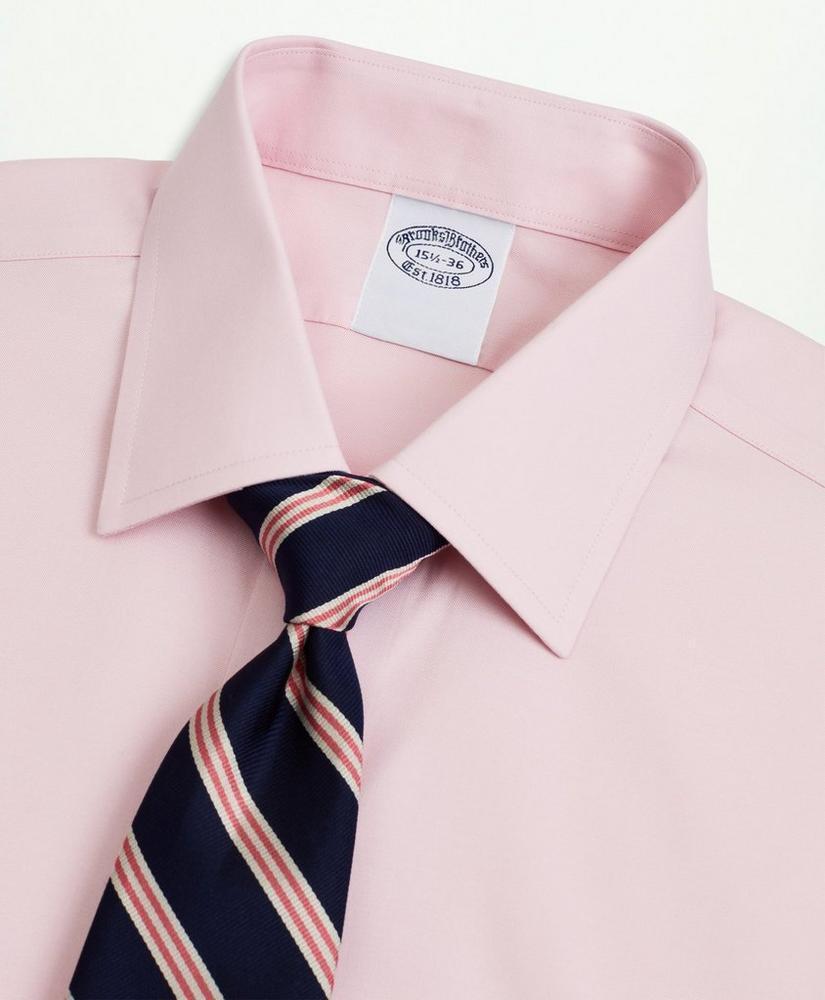 Stretch Supima® Cotton Non-Iron Pinpoint Oxford Ainsley Collar Dress Shirt Product Image