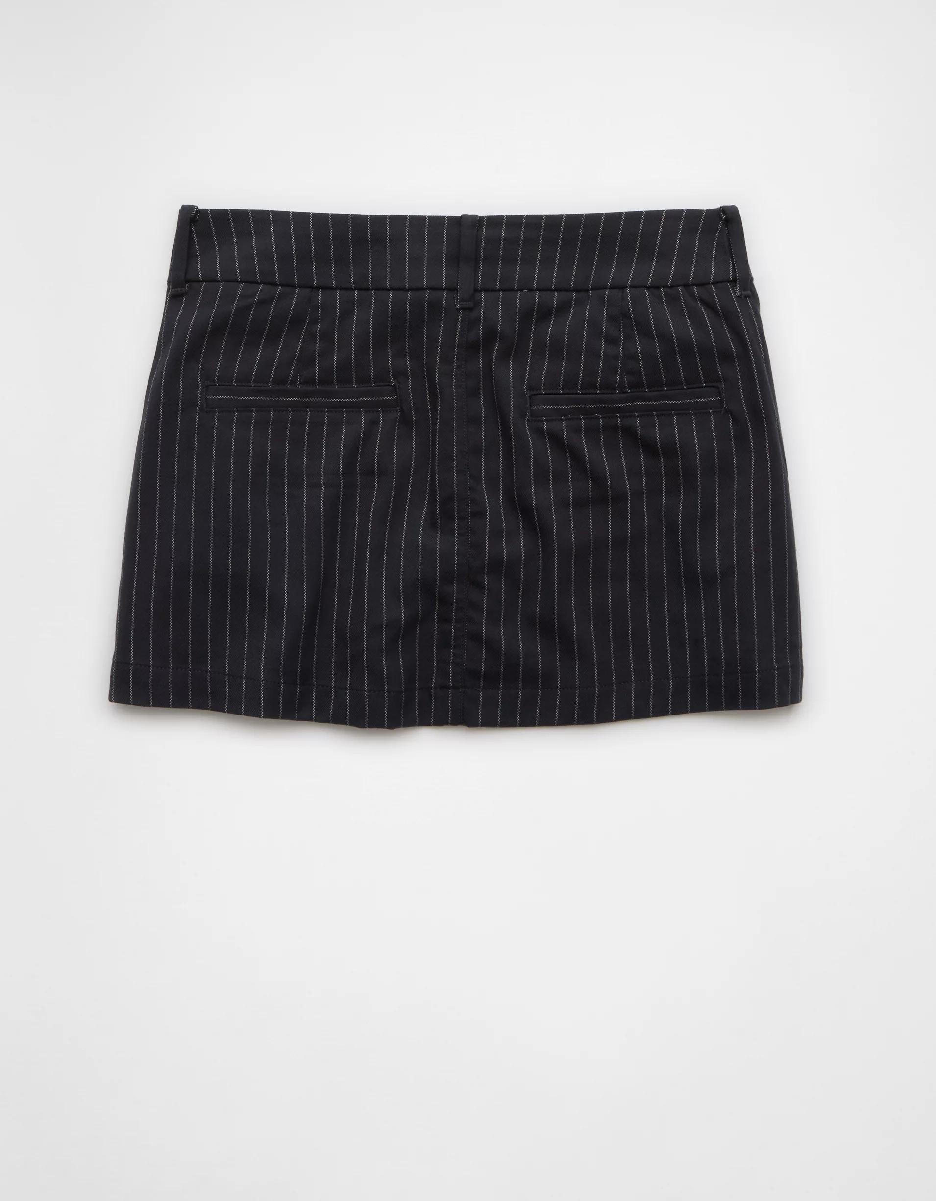 AE Low-Rise Pinstripe Mini Skort Product Image