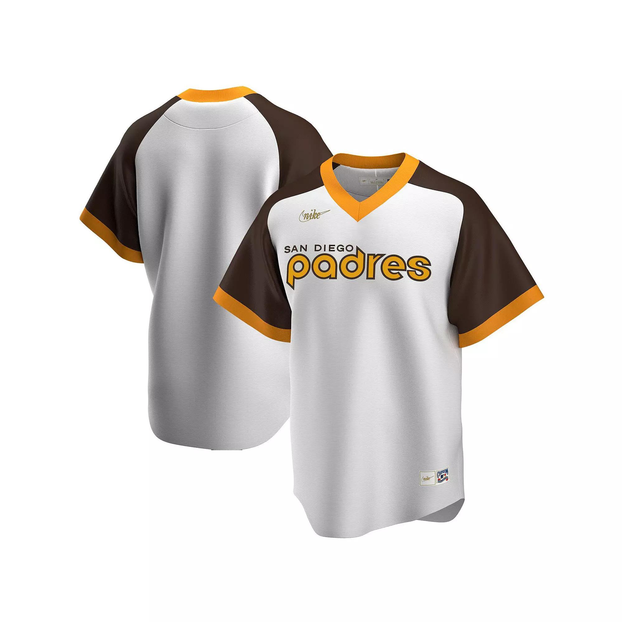 Men's Nike White San Diego Padres Home Cooperstown Collection Team Jersey, Size: 4XL Product Image
