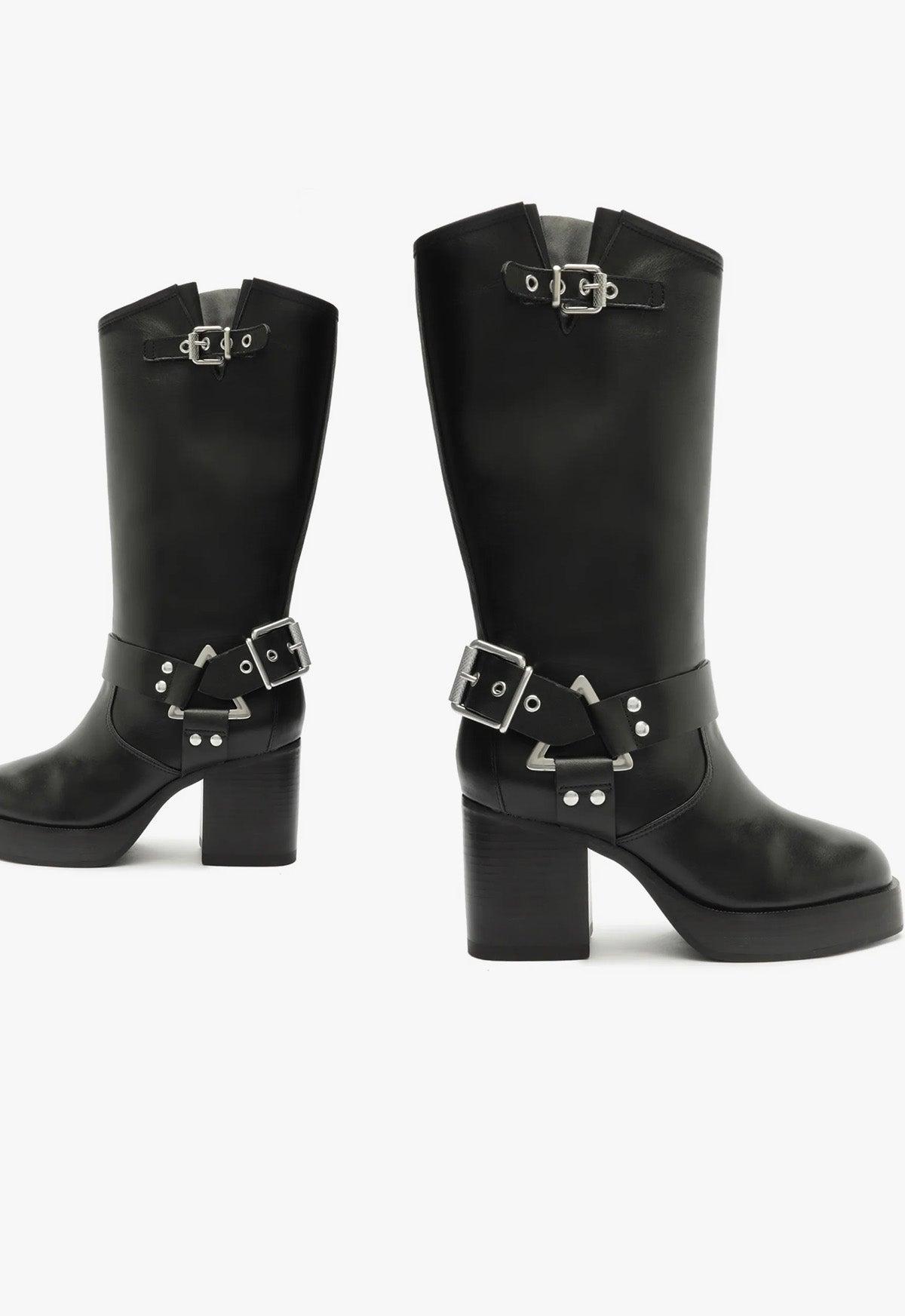 Kiara Block Atanado Leather Boot Female Product Image