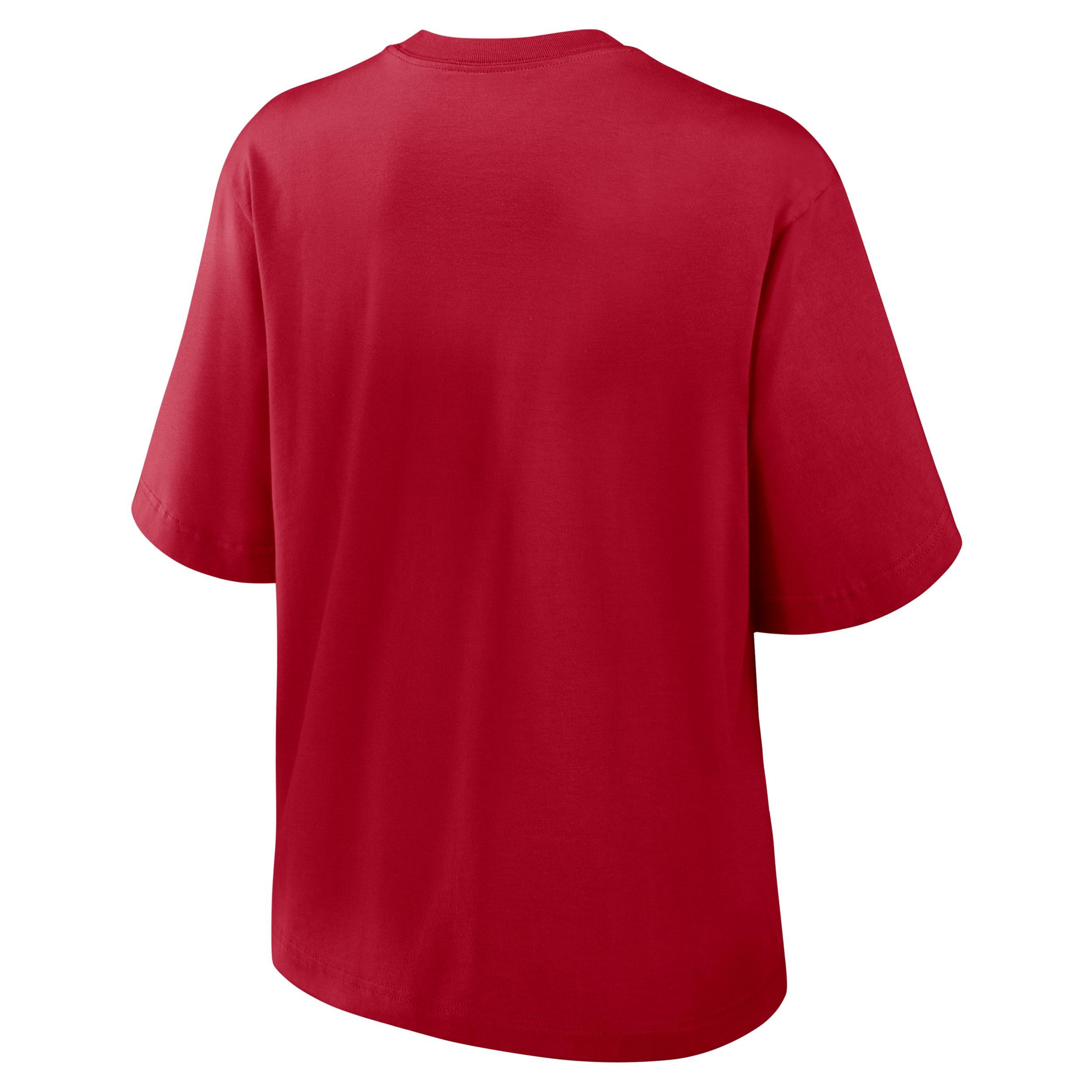 Chicago Bears Essential Script Boxy Women's Nike NFL T-Shirt Product Image