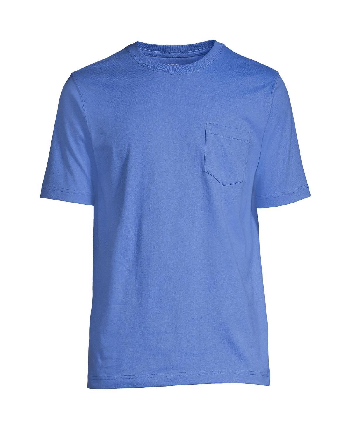 Men's Land's End Super-T Short Sleeve T-Shirt with Pocket, Size: XL, Rich Red Product Image