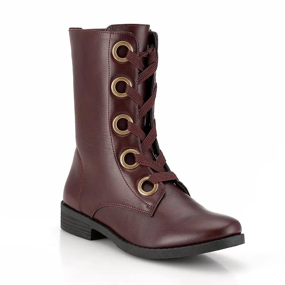 Henry Ferrera Classic II Women's Combat Boots, Size: 9, Red Product Image
