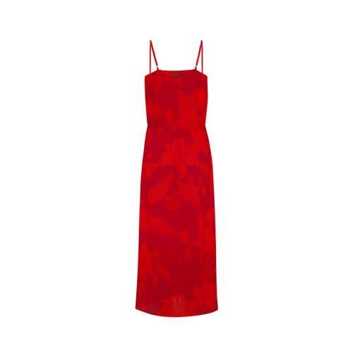 Womens Flower Power Sleeveless Midi-Dress Product Image