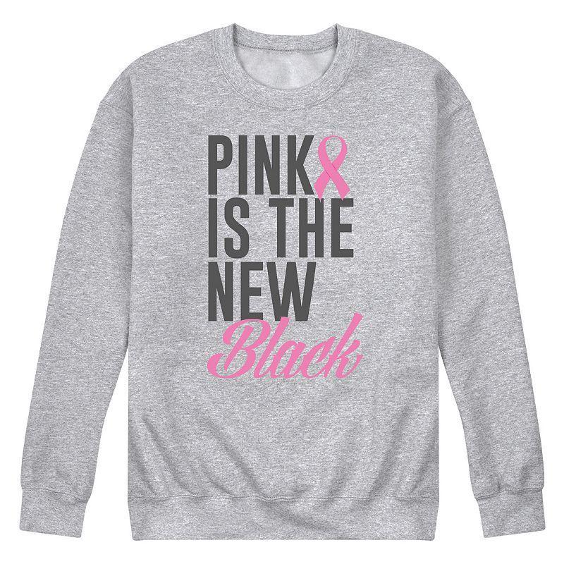 Mens Pink Is The New Fleece Sweatshirt Product Image