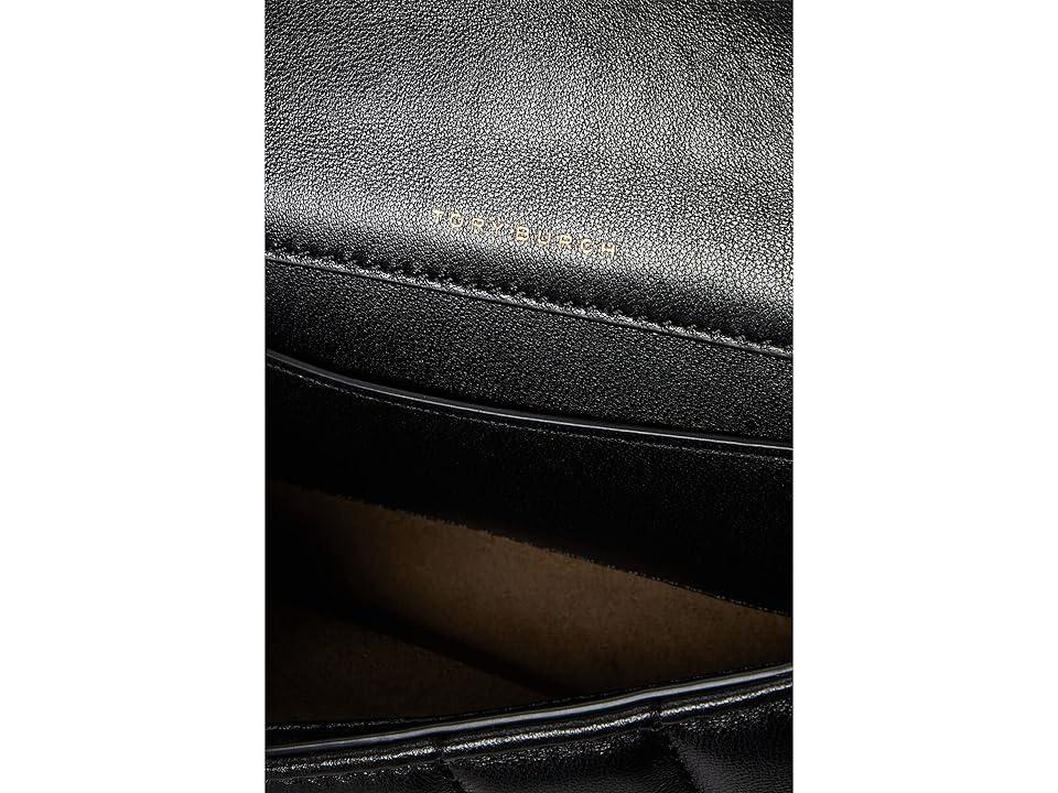 Womens Mini Kira Leather Flap Shoulder Bag Product Image