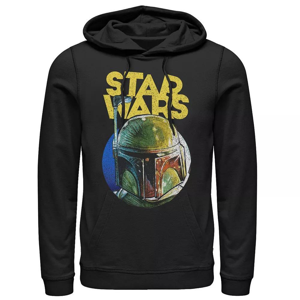 Men's Star Wars Comic Style Character Boxes Graphic Pullover Hoodie, Size: Small, Blue Product Image