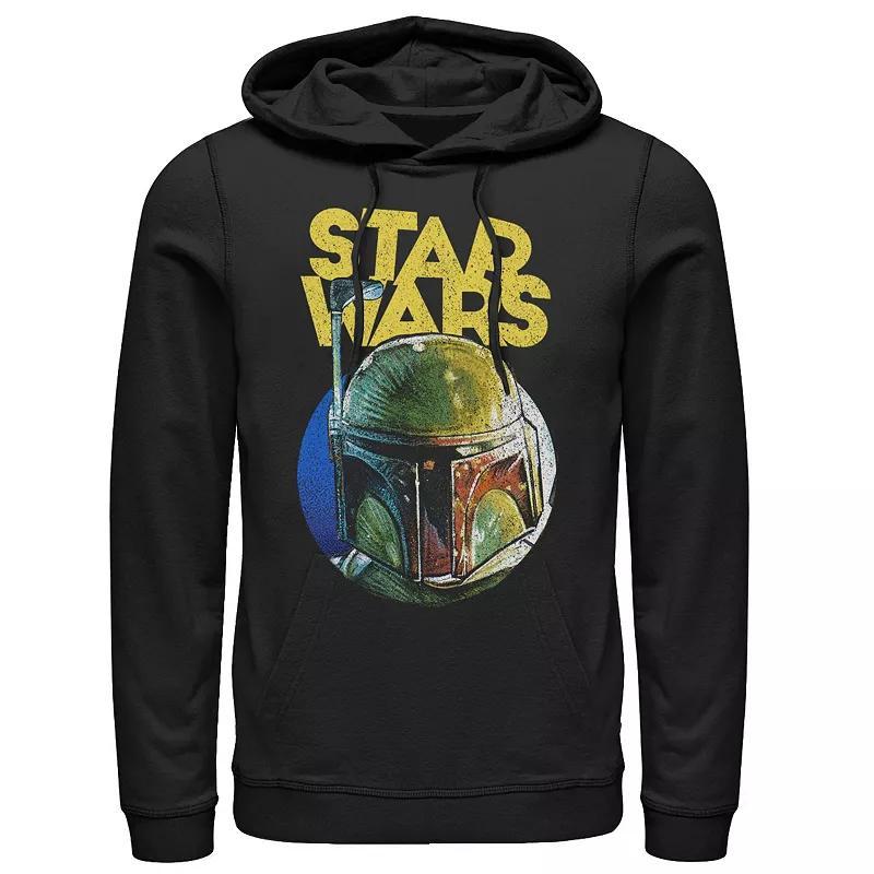 Men's Star Wars Comic Style Character Boxes Graphic Pullover Hoodie, Size: Small, Blue Product Image
