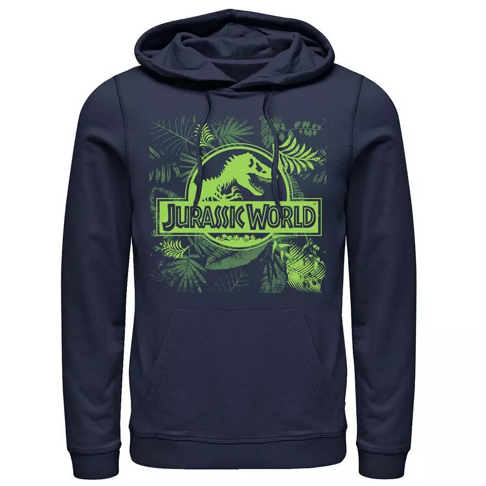 Men's Jurassic World Jungle Classic Logo Hoodie, Size: Large, Black Product Image