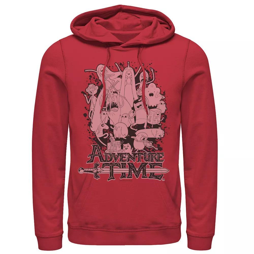 Men's Cartoon Network Adventure Time Splash Hoodie, Size: XXL, Royal Product Image
