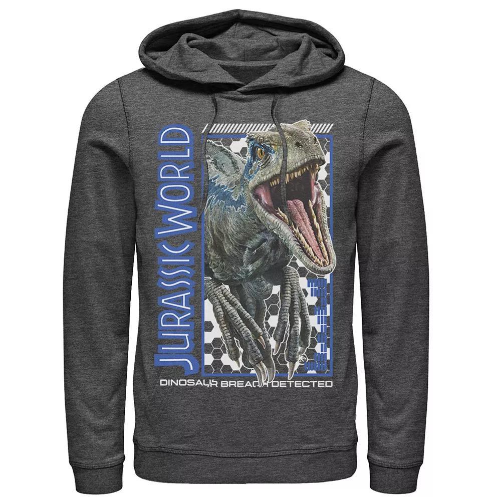 Mens Marvel Captain Marvel Movie Space Poster Hoodie Grey Heather Product Image