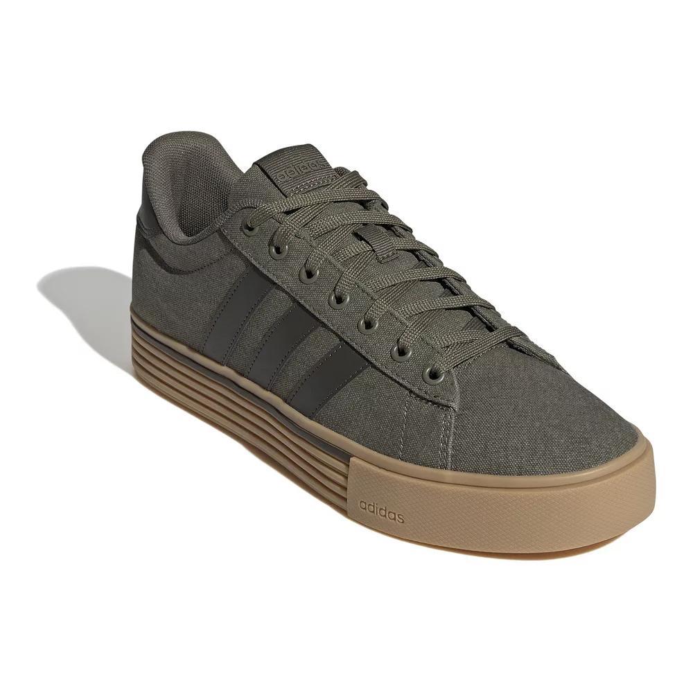 adidas Daily 4.0 Men's Skateboarding Shoes, Size: 9.5, Green Shadow Gum Product Image