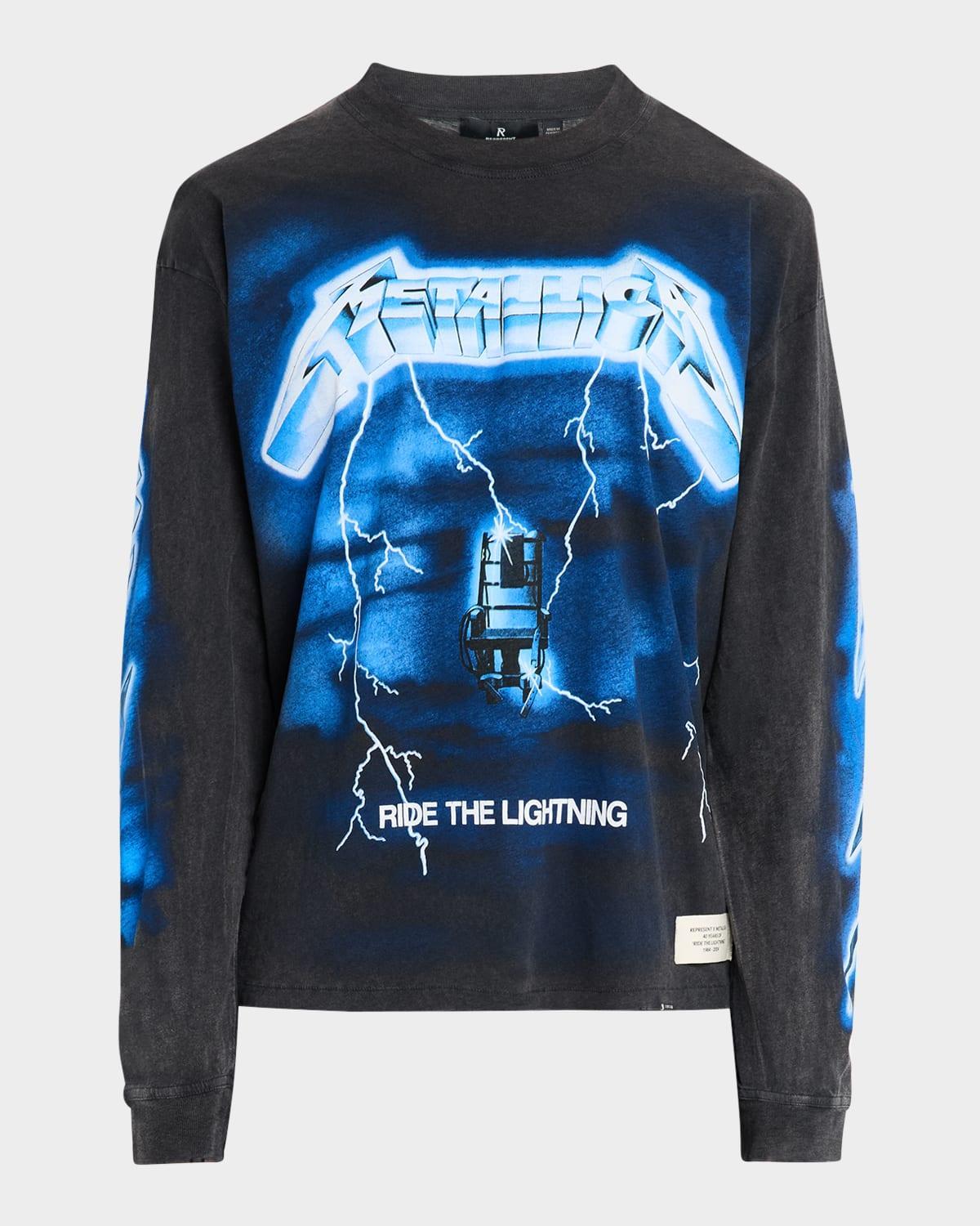 Mens Metallica Ride the Lightning T-Shirt Product Image