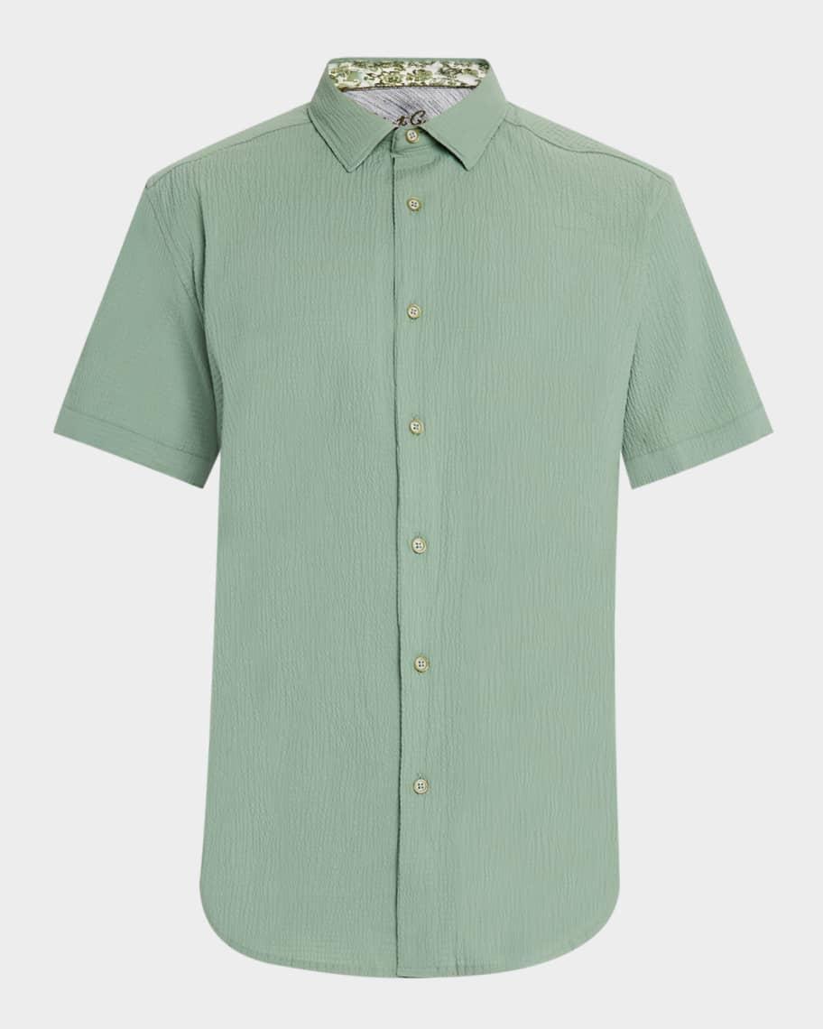 Mens Thresher Seersucker Short-Sleeve Shirt Product Image