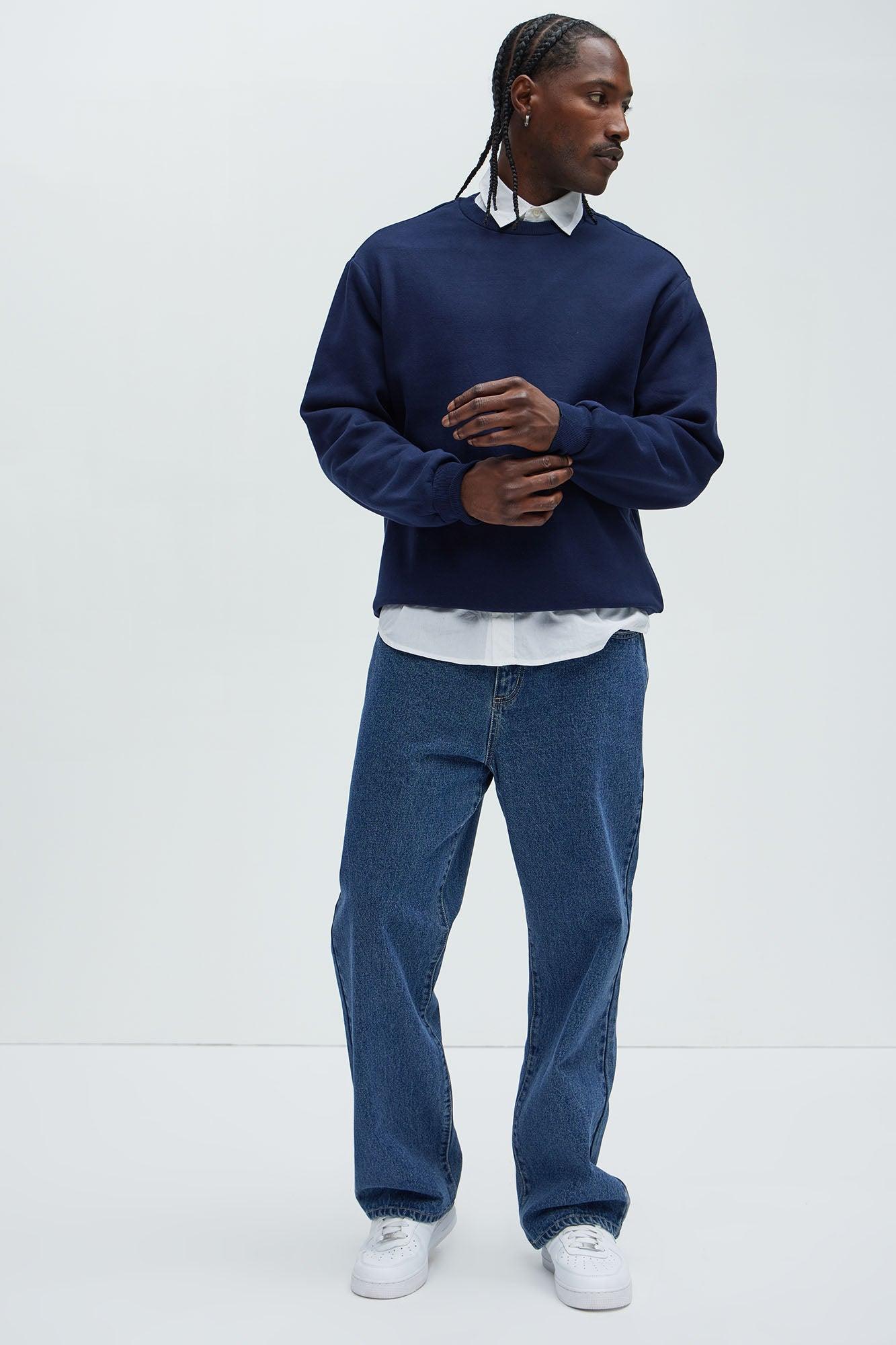 Dean Straight Jeans - Medium Blue Wash Product Image