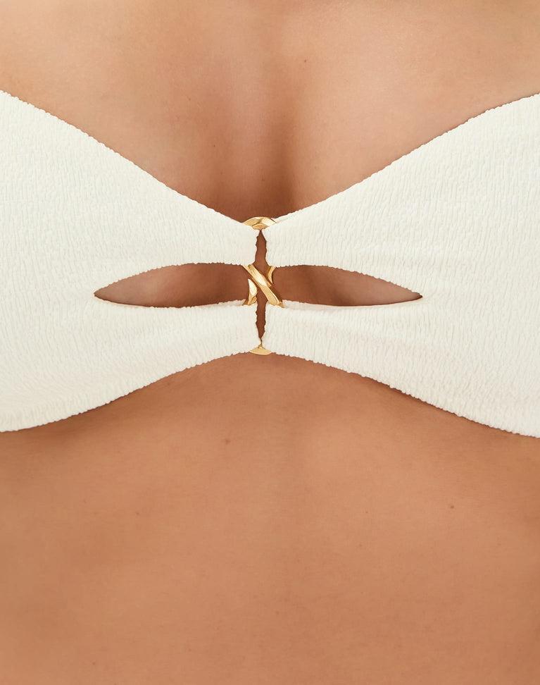 Firenze Solaro Bandeau Top - White Product Image