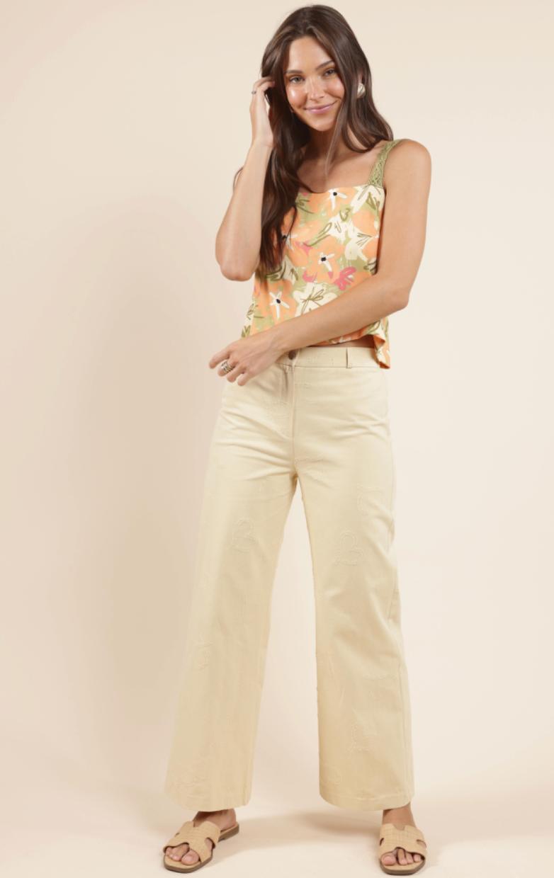 Lacey Back Tied Top Product Image