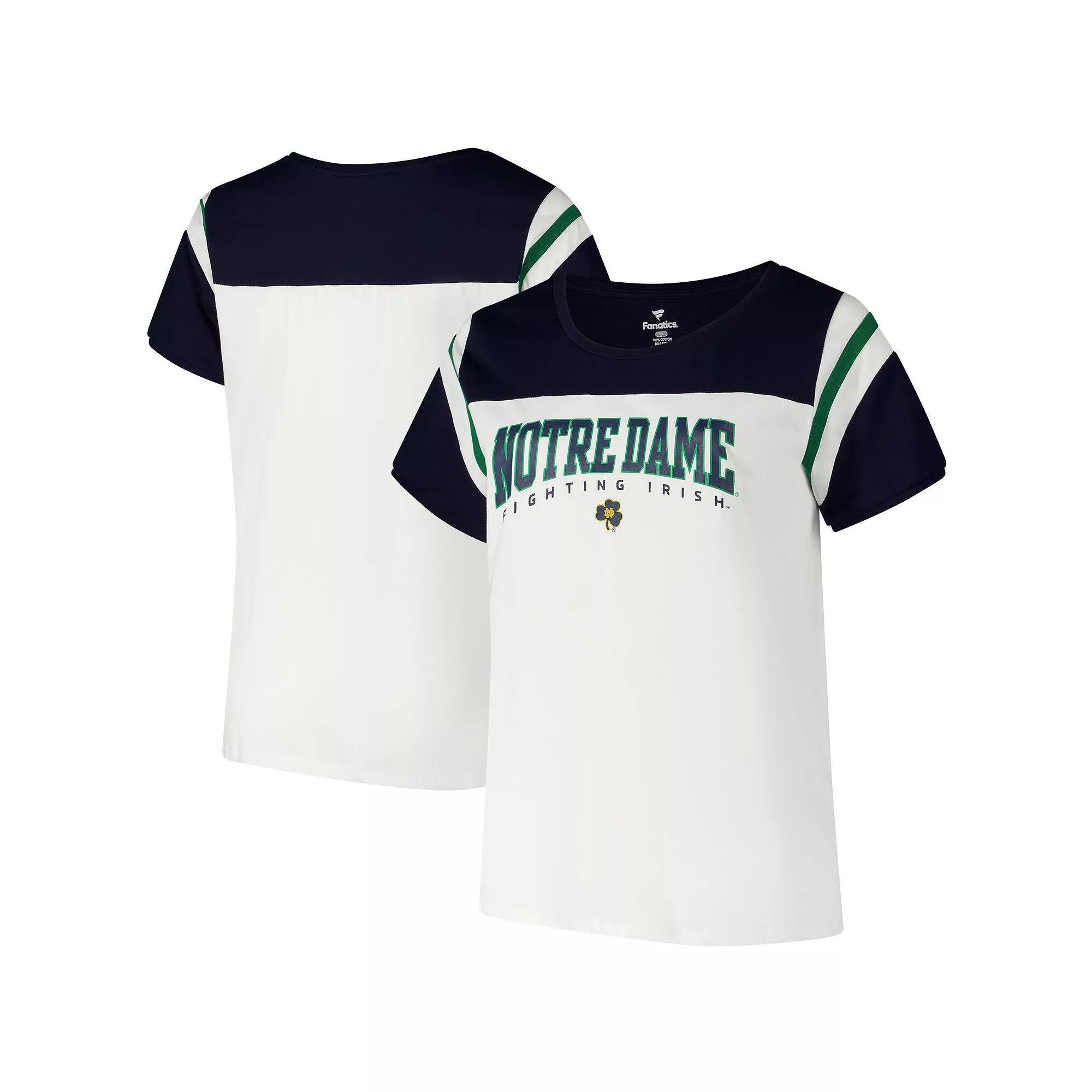 Women's Fanatics  White Notre Dame Fighting Irish Plus Size Winning Gear T-Shirt, Size: 3XL Product Image