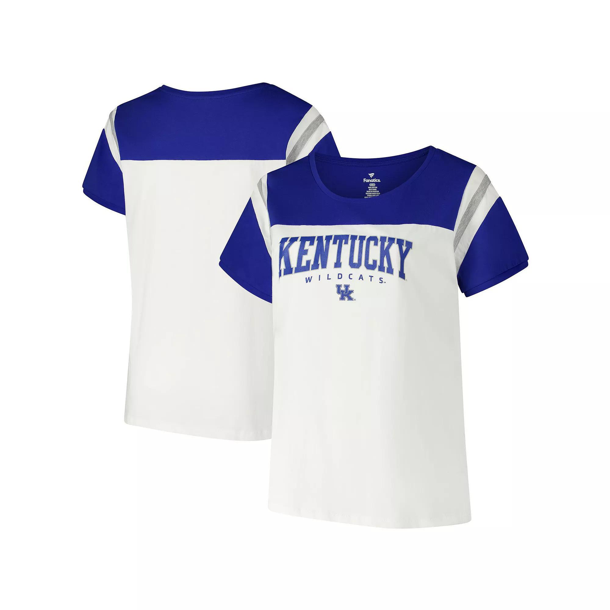 Women's Fanatics  White Kentucky Wildcats Plus Size Winning Gear T-Shirt, Size: XL Product Image