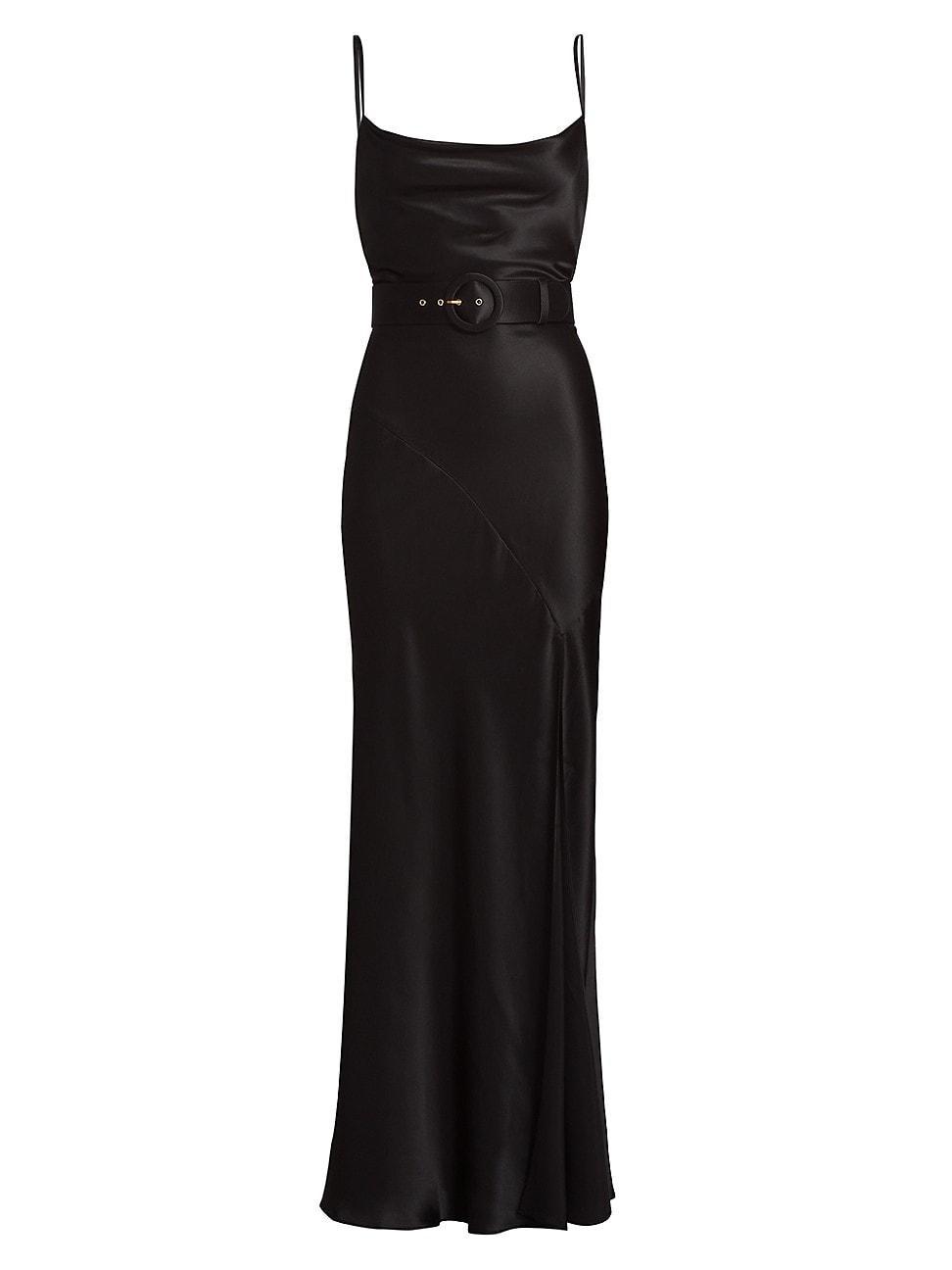 Womens Simone Silk Belted Slipdress Product Image