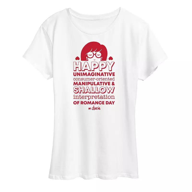 Womens Daria Romance Day Graphic Tee, Girls Product Image