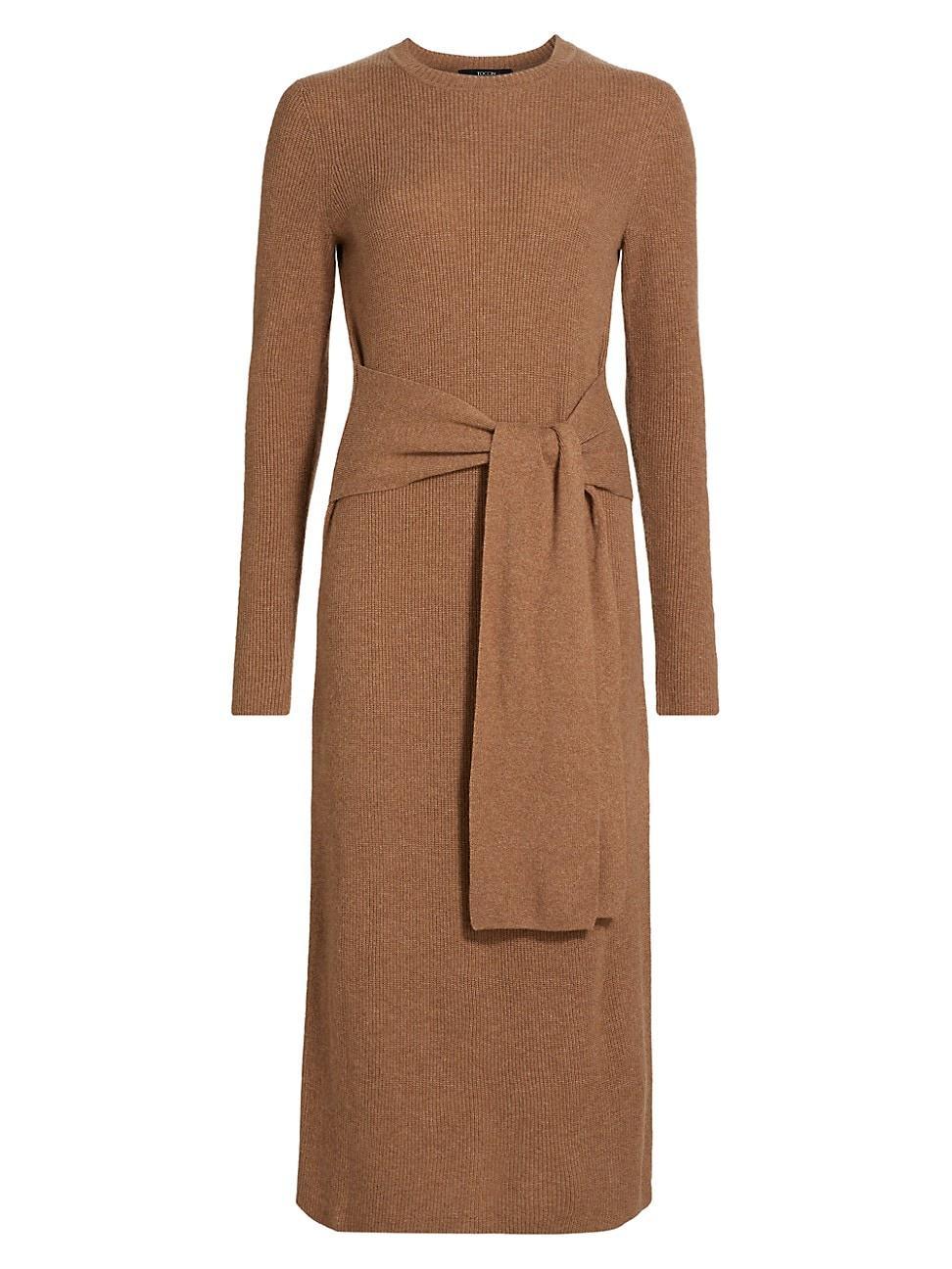 Womens Blakely Tie-Waist Midi-Dress Product Image