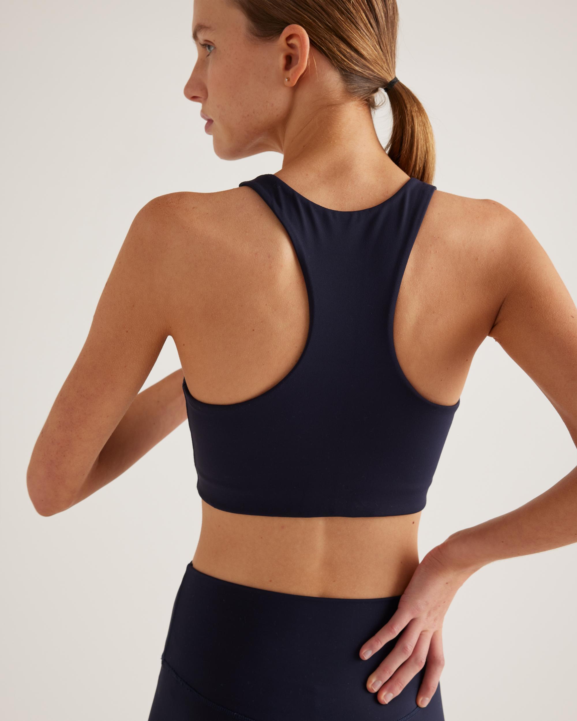 Quince | Women's Ultra-Form Scoop Neck Longline Bra Size XS, Nylon/Spandex Product Image