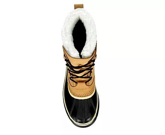 Sorel Mens Caribou Waterproof Nubuck Leather Cold-Weather Boots Product Image