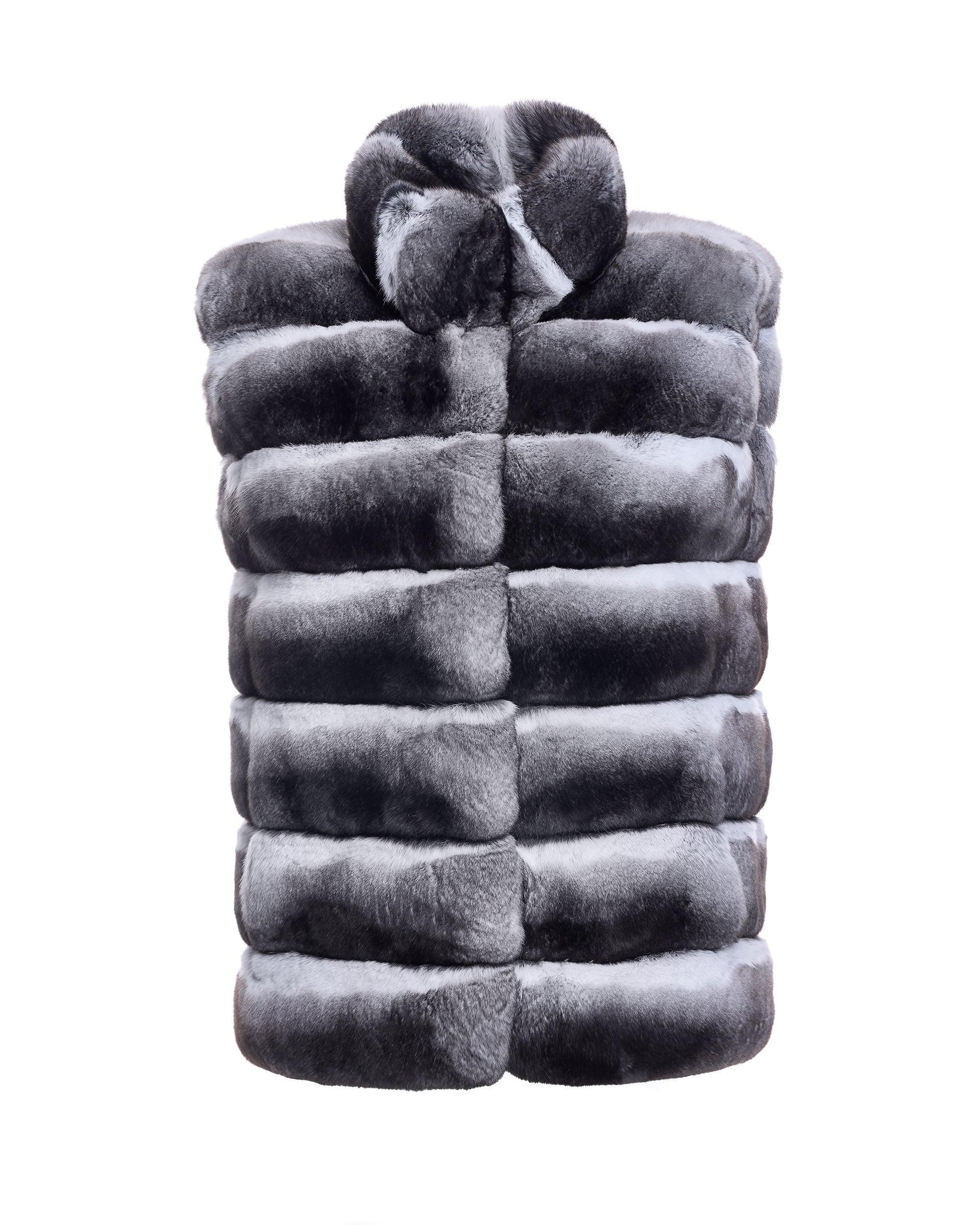 Cropped Chinchilla Vest Product Image