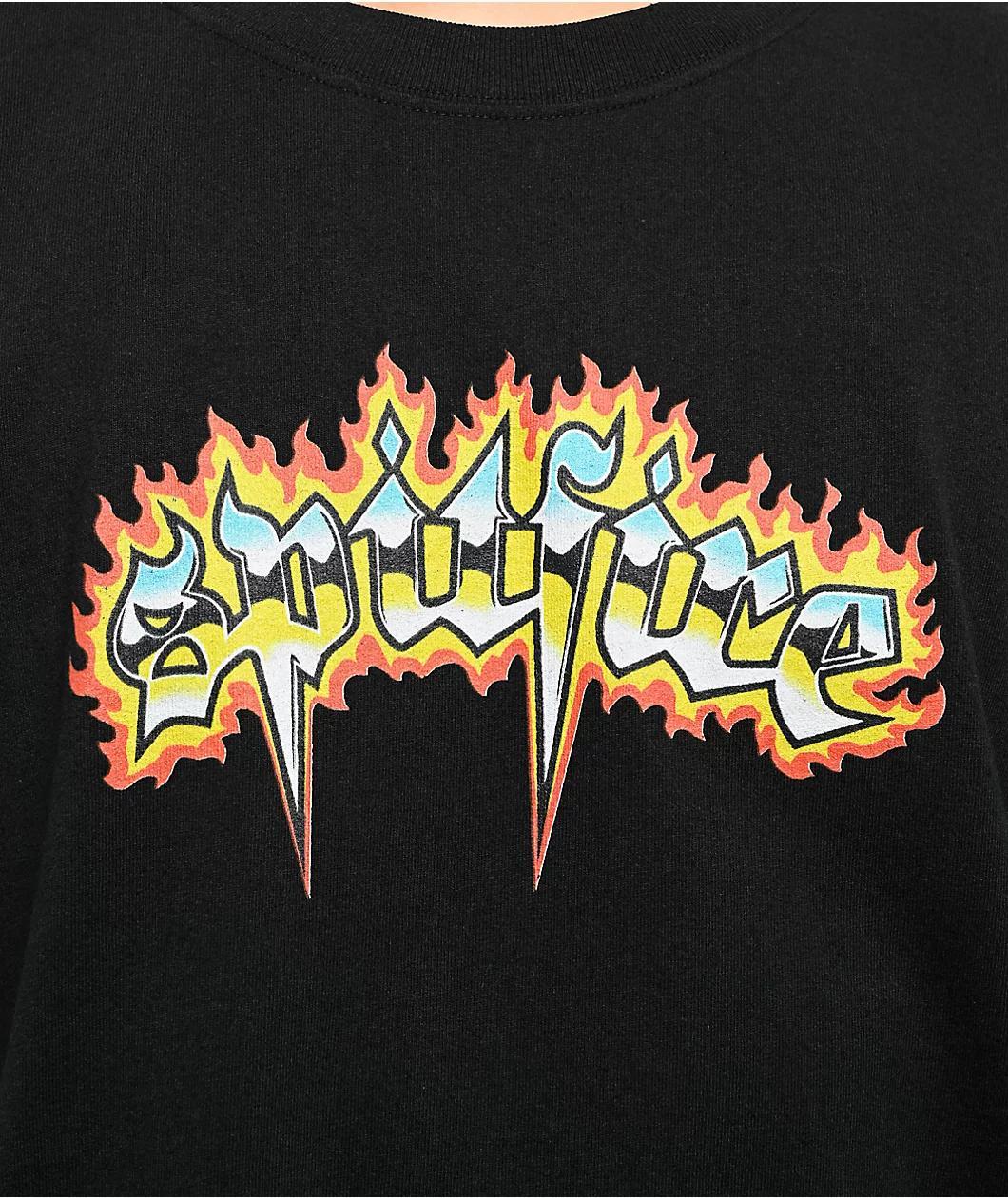 Spitfire Chrome Venom Black T-Shirt Product Image