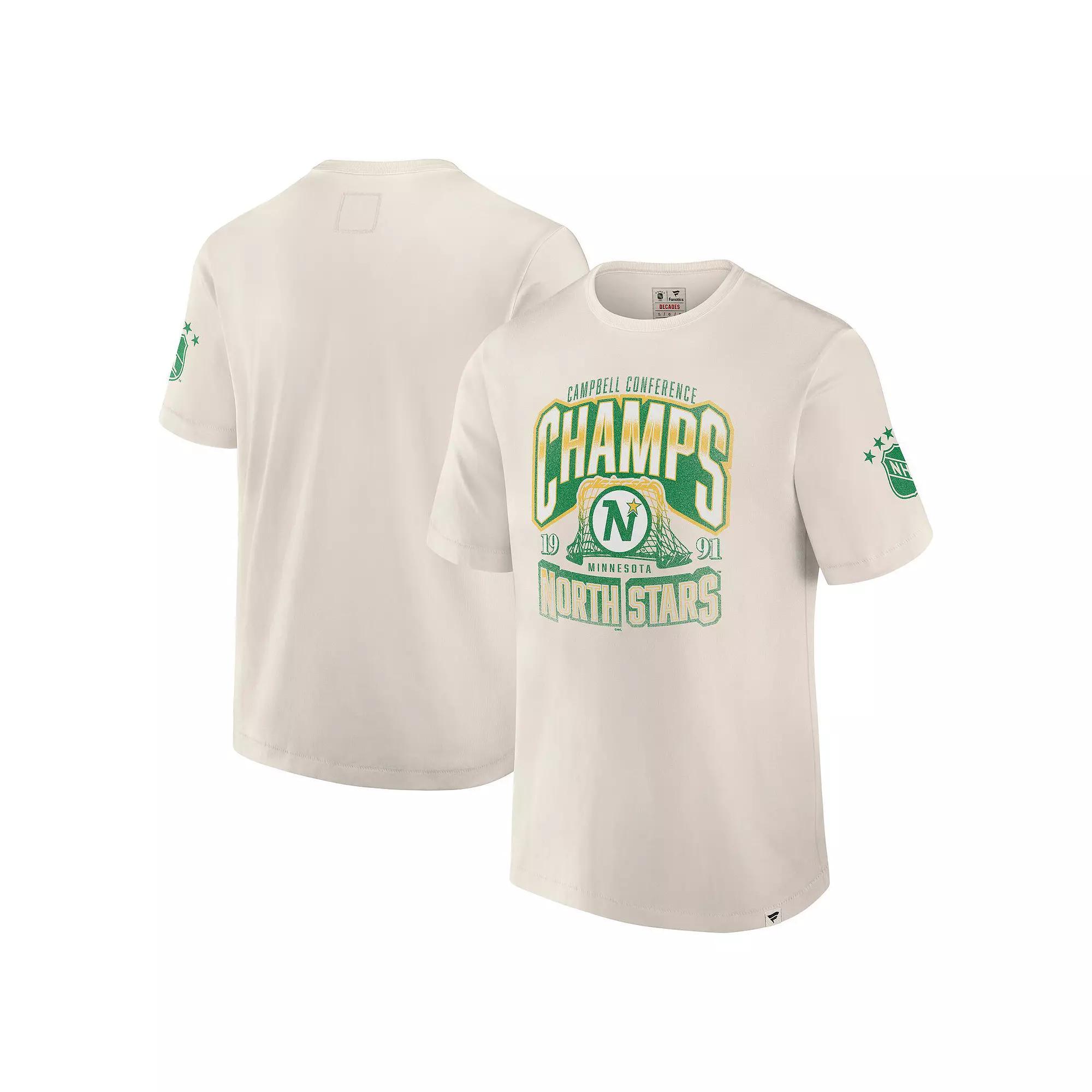 Men's Fanatics White Minnesota North Stars Decades Collection Timeless T-Shirt, Size: Medium, Nhl White Product Image