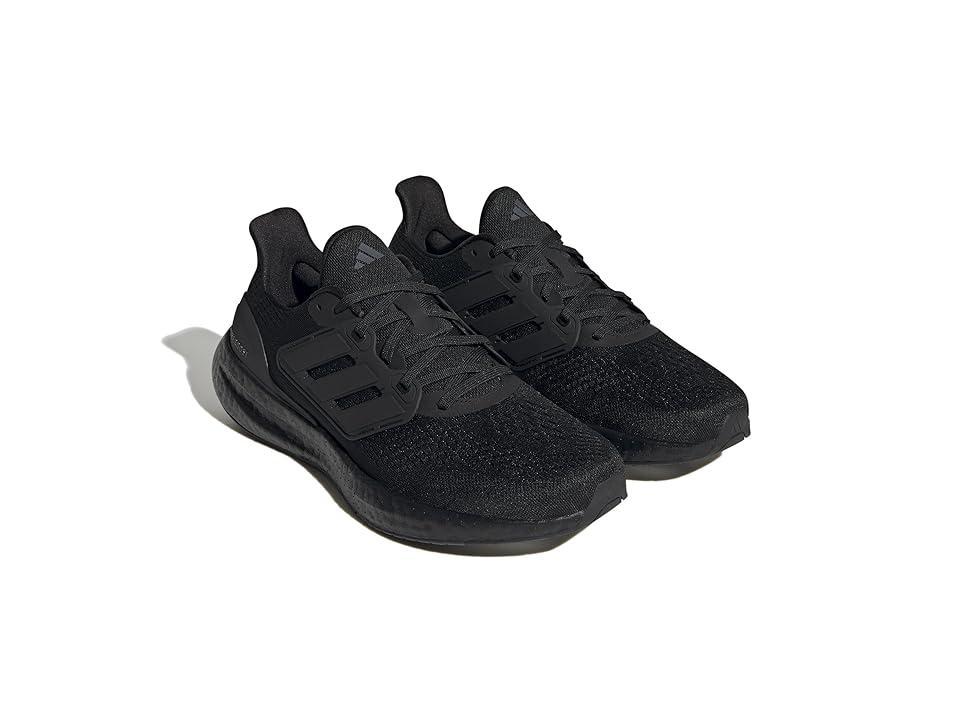 adidas Mens Pureboost 23 - Running Shoes White/White/Black Product Image