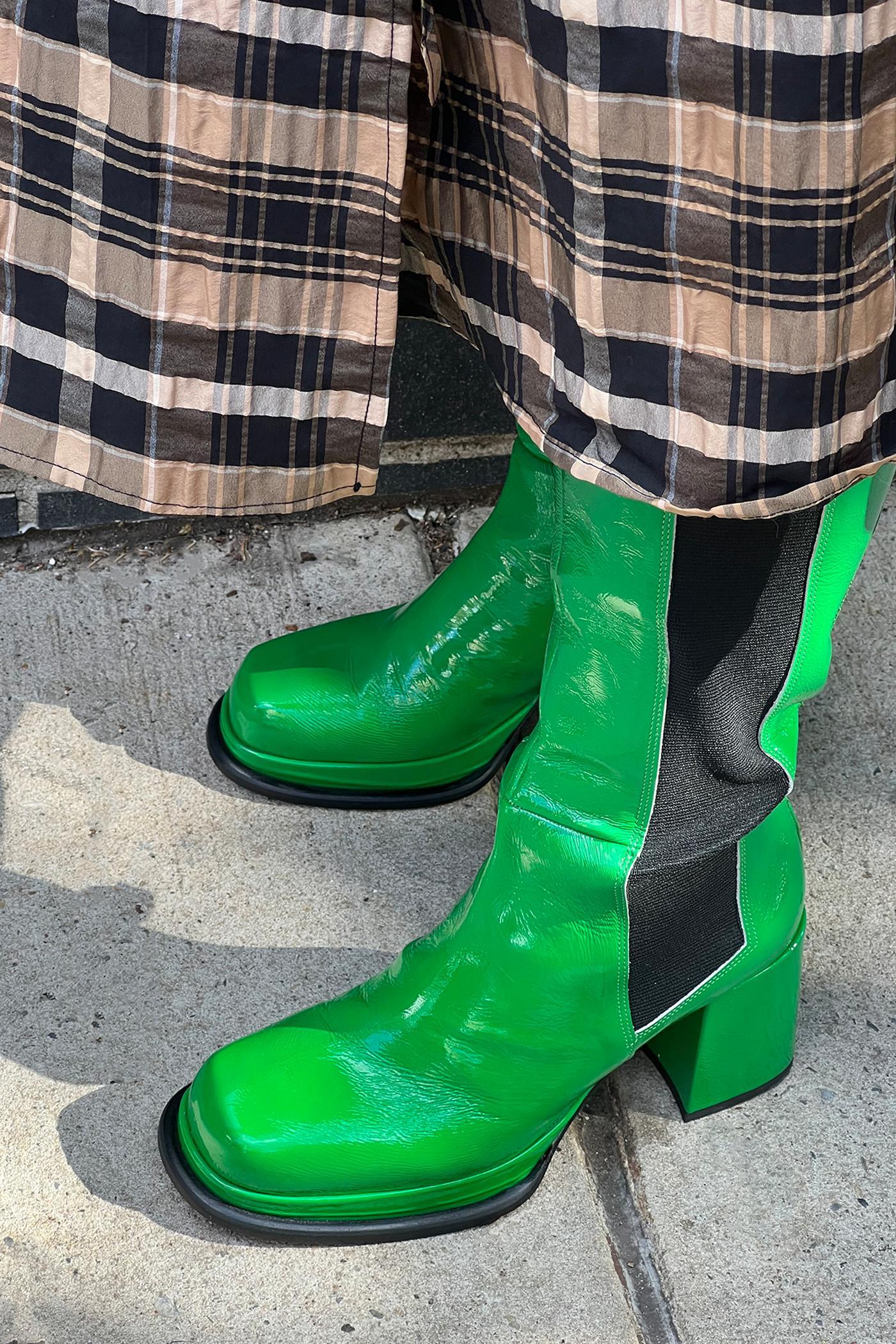 Knee High Boot - Kelly Green Product Image