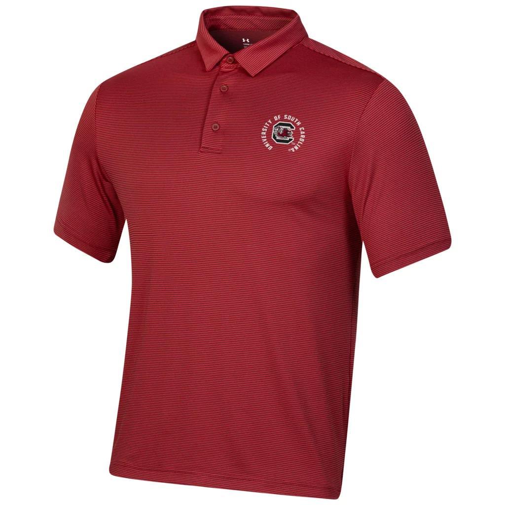 UA Tee 2 Green Bridge Stripe Collegiate Product Image