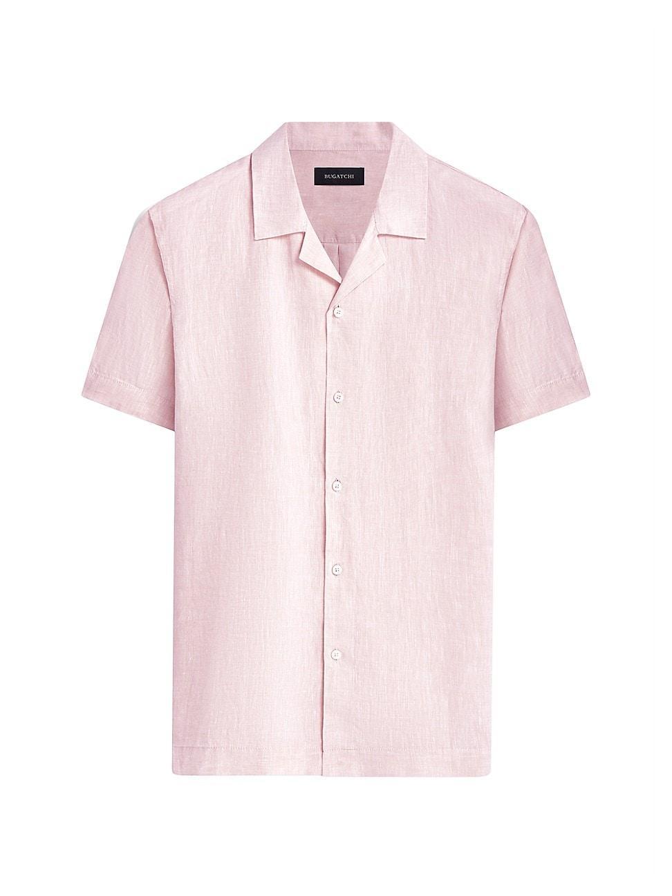 Mens Linen Camp Shirt Product Image
