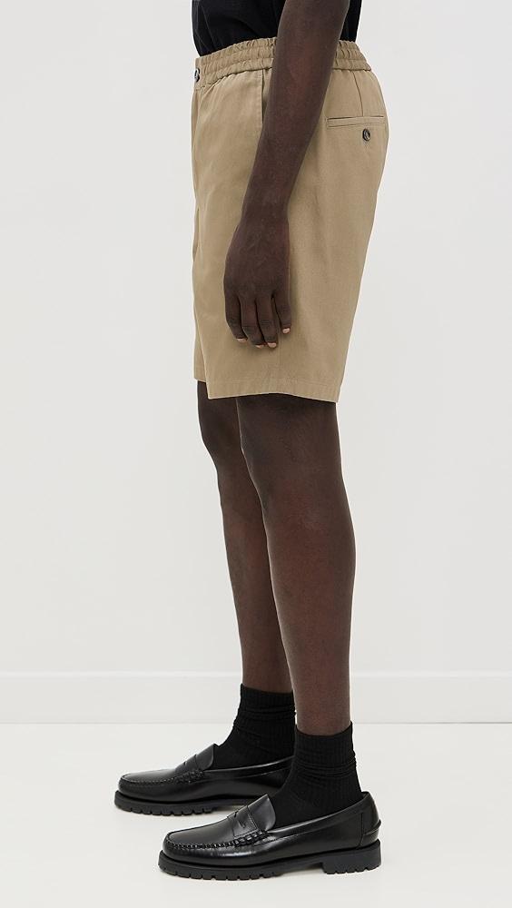 AMI Elasticated Waist Shorts 8" | Shopbop Product Image